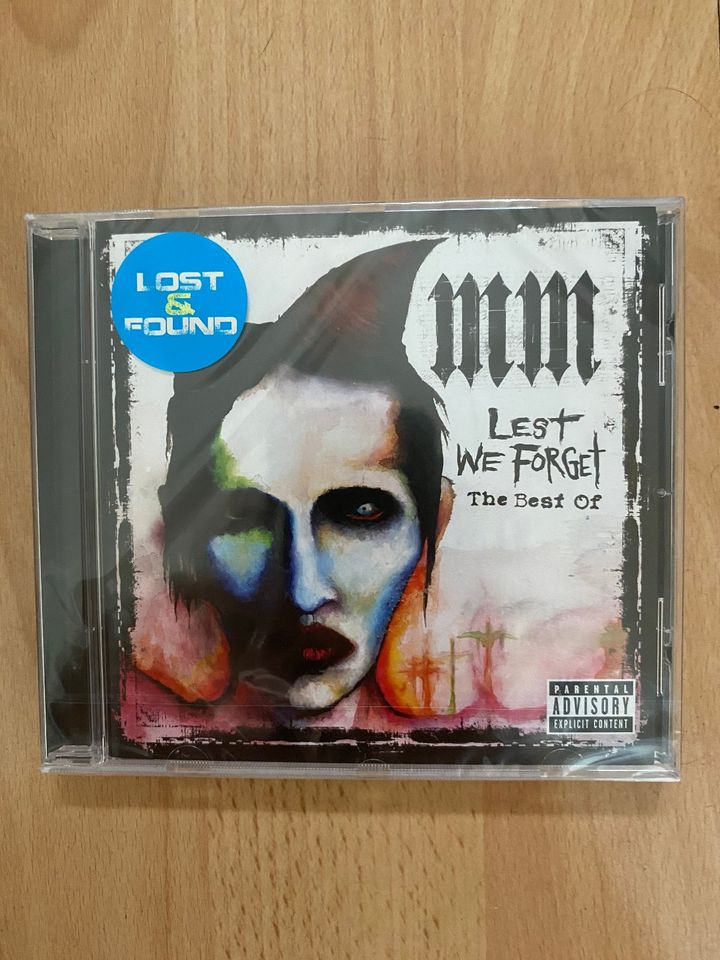 CD Album Marilyn Manson Lest We Forget The Best Of Rock Neu OVP in Offenbach