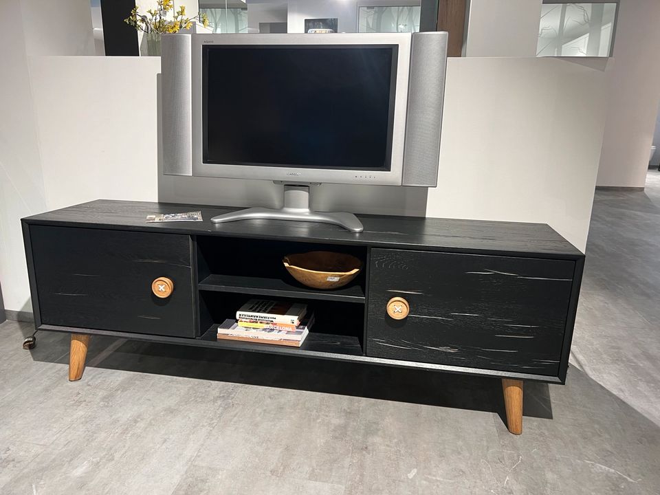 TV-Unterteil NEU Eiche schwarz Schrank Sideboard Lowboard in Ingolstadt