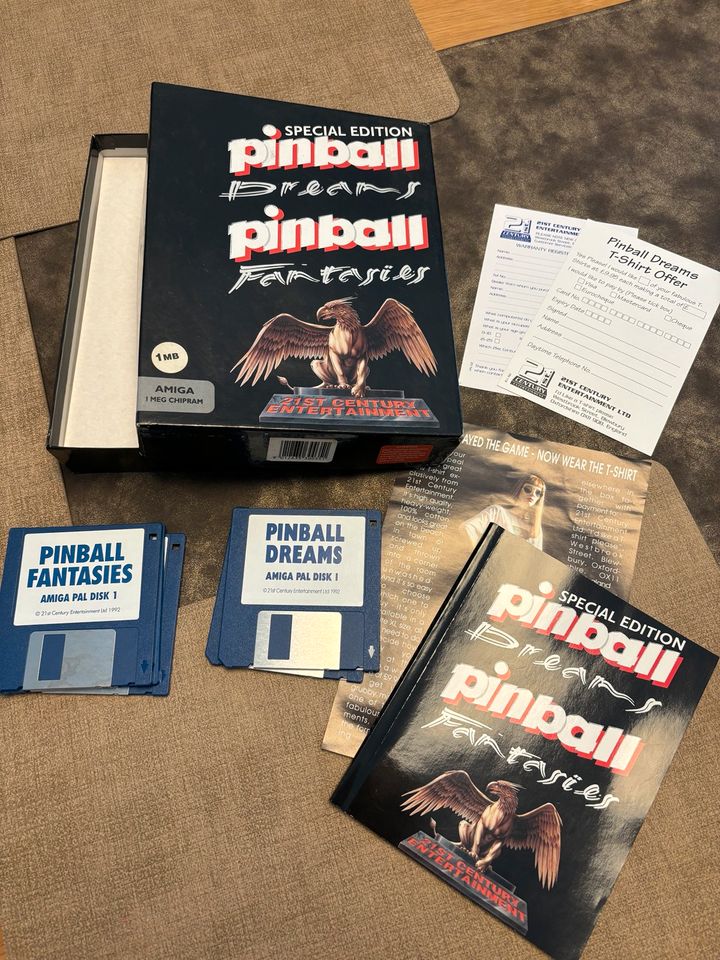 Pinball Dreams / Pinball Fantasies Amiga Big Box OVP Selten in Friesoythe