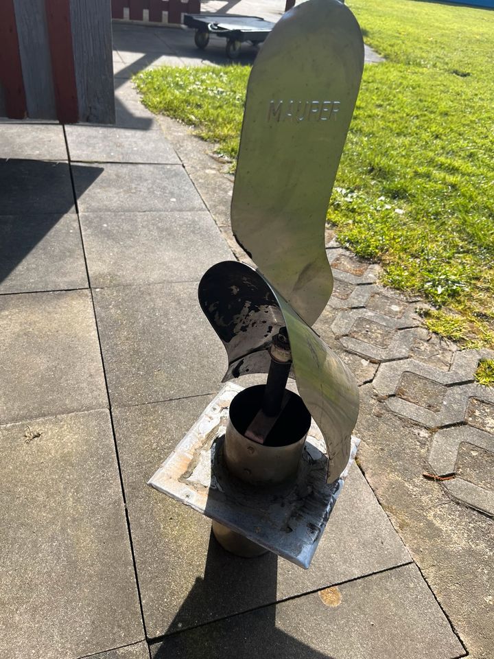 Edelstahl Haube Schornstein Kaminaufsatz in Velgast