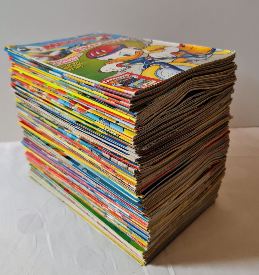 100 x Micky Maus Hefte, Magazin, 1996-1999, Donald Duck, Beilagen in Eddelak