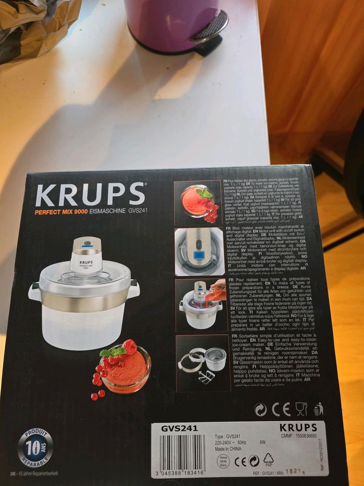 ICE- Cream Maker GVS241 von Krups in Hoppstädten-Weiersbach
