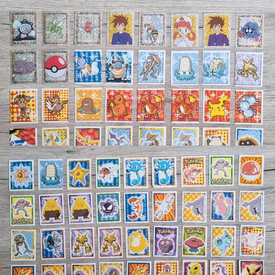Pokemon Merlin Topps Sticker 1999 - Stickeralbum Aufkleber in Frechen