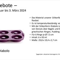 Tupperware silikonform Diabolo  Donuts neu Rheinland-Pfalz - Donsieders Vorschau