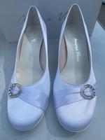 Brautschuhe weiß Satin Amera Vera Bayern - Gilching Vorschau