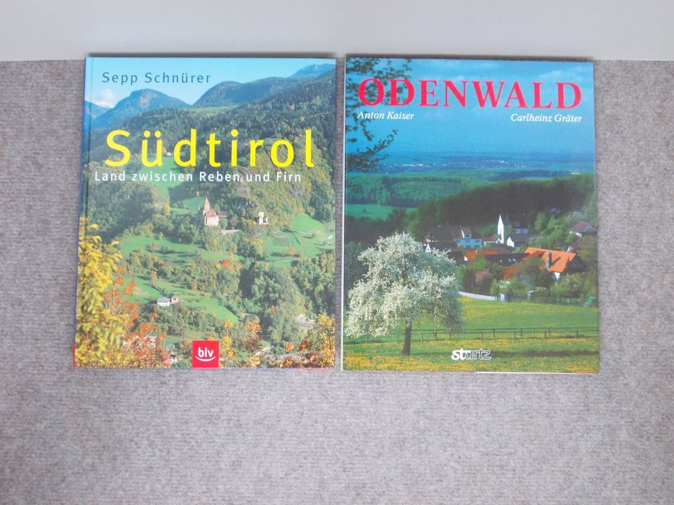 Buch Südtirol und Odenwald (2 Stück) in Dresden