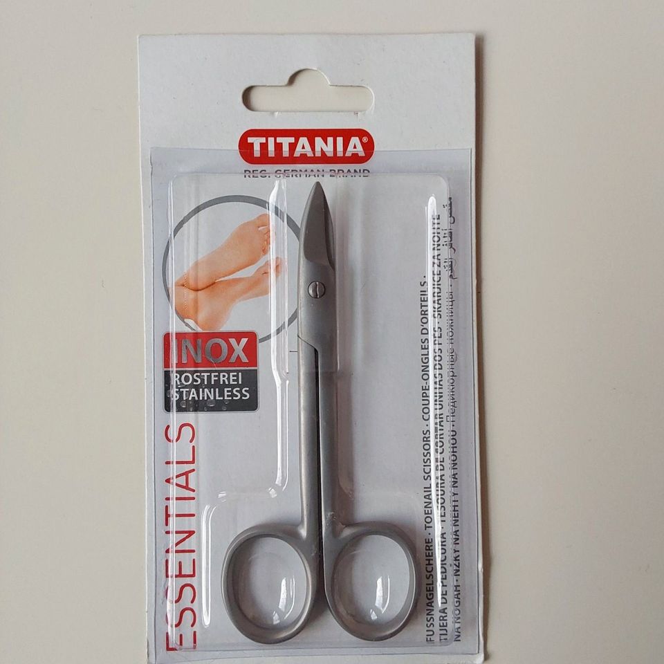 Titania Fußnagelschere Essentials Edelstahl NEU*OVP in Berlin