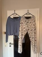 Primark Schlafanzug Gr.M blau grau Nordrhein-Westfalen - Geldern Vorschau