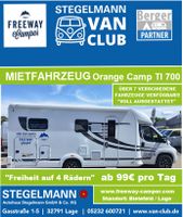 MIETREISEMOBIL ORANGE CAMP TI 700 Nordrhein-Westfalen - Lage Vorschau