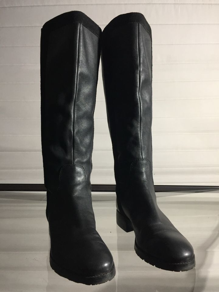 Marc O Polo Damen Stiefel Schwarz Größe 38,5 (5 1/2) in Kronberg im Taunus