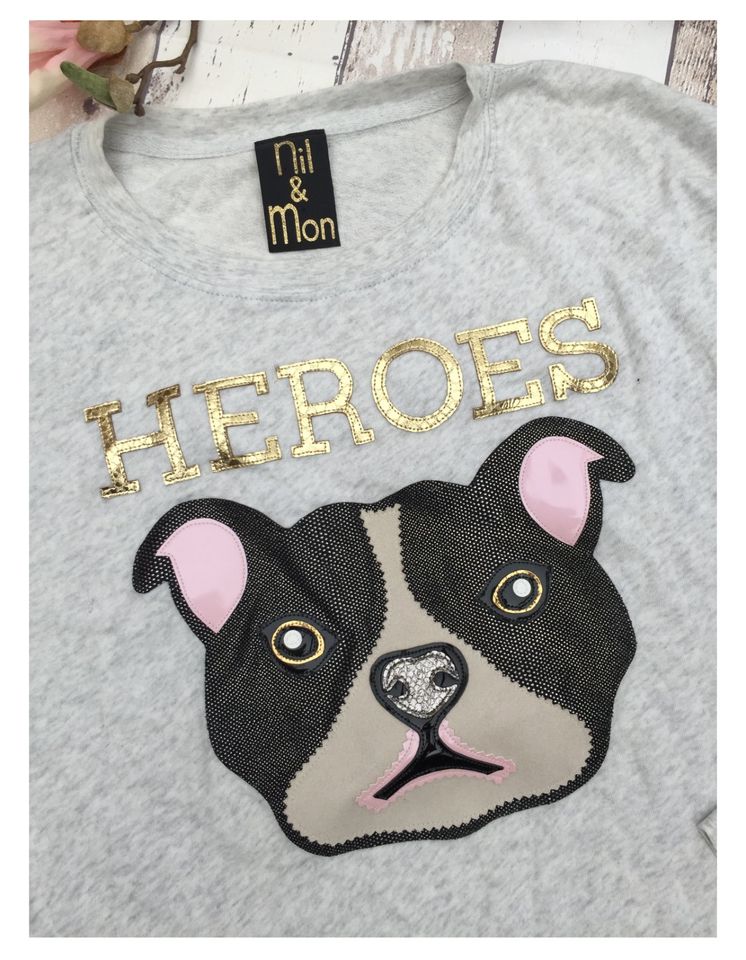HEROES ✭ Nil&Mon Pullover Sweatshirt NP159✭ Bulldogge ✭ M 38 40 in Frechen