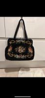 Bestickte Handtasche Henkeltasche Stickerei Nadelspitz Vintage Wuppertal - Barmen Vorschau