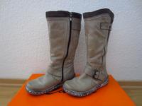 Damenstiefel / Winterstiefel gefüttert - "Echt Leder" Sachsen-Anhalt - Magdeburg Vorschau