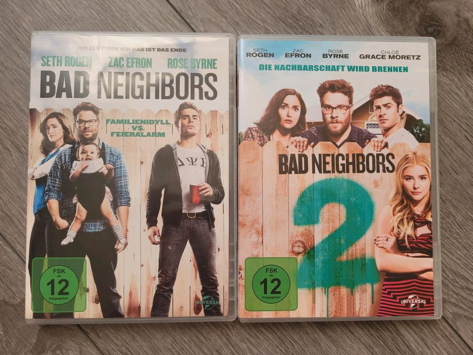Bad Neighbors 1 & 2 / DVD / Zac Efron in Braunschweig
