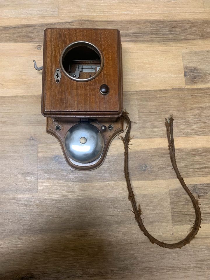 Altes Holz Wandtelefon Telefon Fernsprecher in Kronach