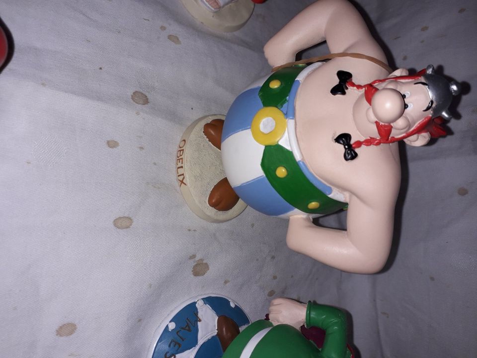 Asterix und Obelix, Figuren, 12x, überholt, Plastoy 2002 in Hennef (Sieg)