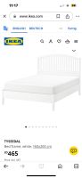 Ikea Bett Tyssedal weiß 160 x 200 Dresden - Pieschen Vorschau