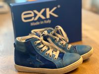 EXK , Leder Halbschuhe blau mit Reißverschluss Gr. 30 Frankfurt am Main - Kalbach-Riedberg Vorschau