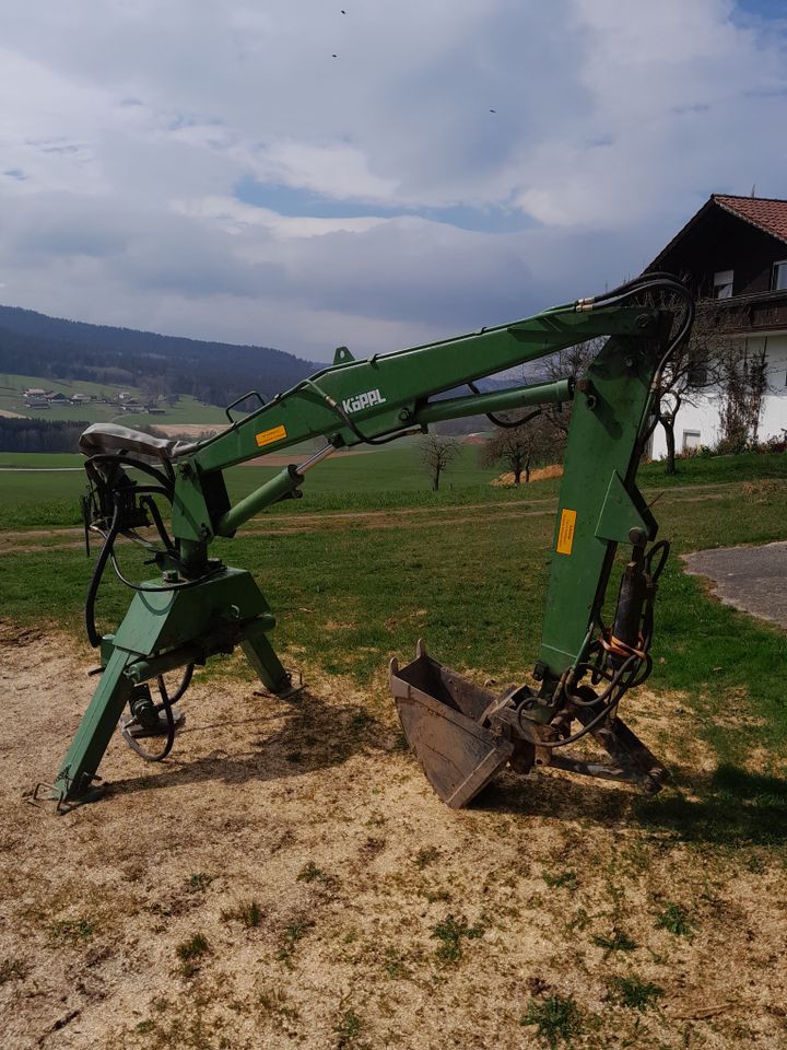 Heckbagger für Traktoranbau in Prackenbach