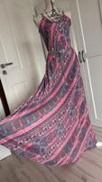 Italienische Mode Kleid 36 38 S pink Paisley Maxikleid wie Seide Hessen - Taunusstein Vorschau