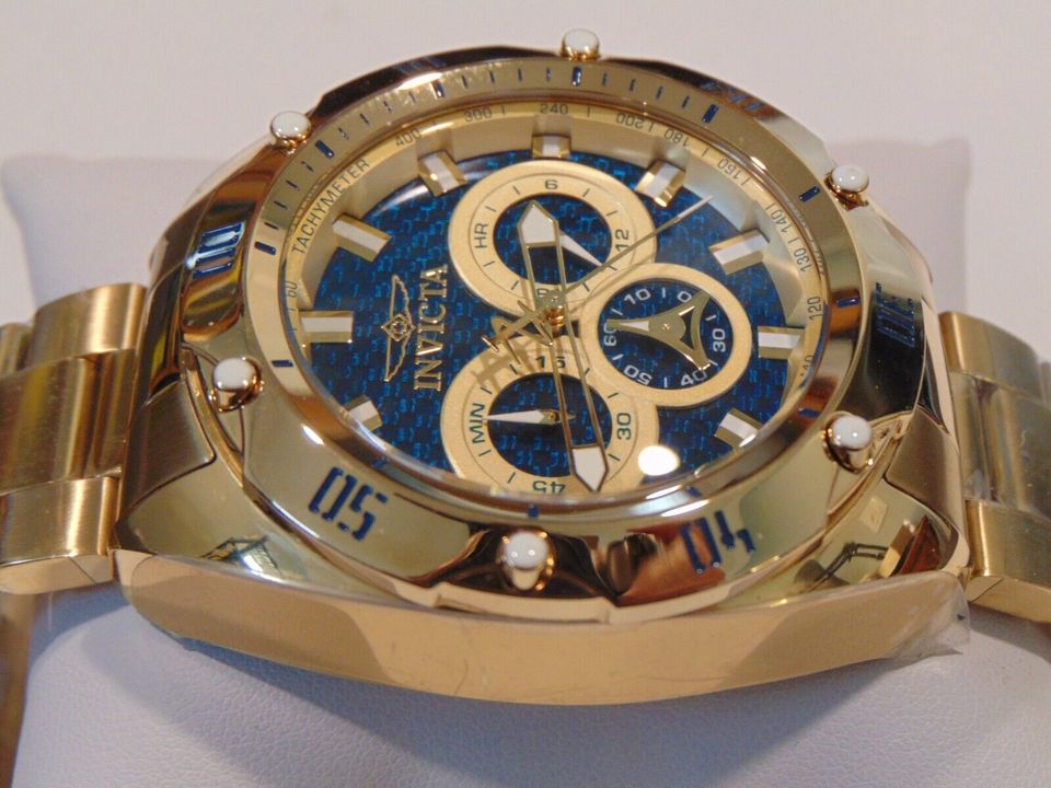 Invicta Herrenuhr Venom Gold 38133 NEU Fullset in Gerolsbach