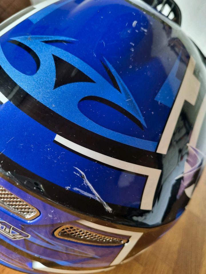 Nitro Racing mx417 Motocross Helm blau Gr. S in Höxter