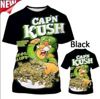 T-Shirt Capn Kush Schwarz Gr.L Cannabis Kiff Hessen - Rimbach Vorschau