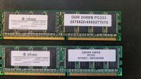 Infineon 256MB RAM DDR PC333 (2 Stück) Düsseldorf - Gerresheim Vorschau