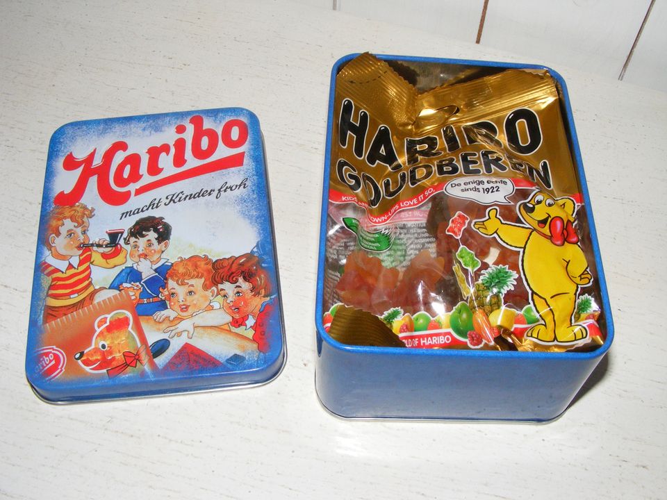 HARIBO alte Blechdose Sammlerdose voll Dose Sammler SELTEN Rar in Mühlacker