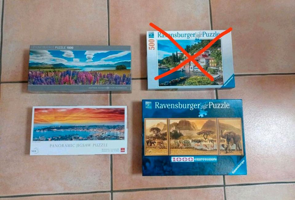 Ravensburger Puzzle Triptychon, Goliath und Heye Panorama Puzzle in Zirndorf