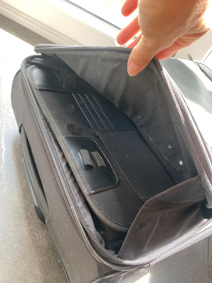 Koffer Trollie Businesskoffer Hangepäck Samsonite schwarz Laptop in Wiesbaden