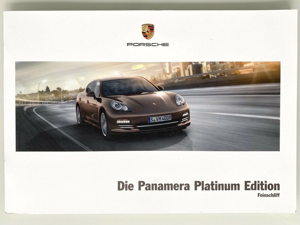 Porsche Panamera Platinum Edition Prospekt Buch Broschüre 970 in Seelze