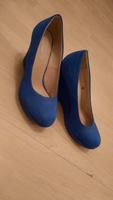 Blaue Schuhe mit Keilabsatz von Graceland (fast neu) Bayern - Furth im Wald Vorschau
