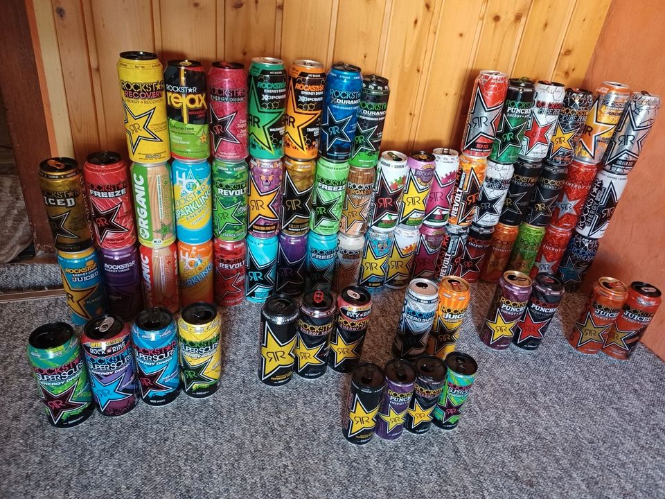 Monster & Rockstar Energy Dosen / Sammlung - Leer in Friedland