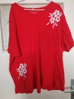 Rotes Shirt mit weißen Blumen in Größe 52/54 Essen - Essen-Borbeck Vorschau