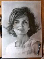 Jacqueline Kennedy,Jackie,Jackie Kennedy,Bild,Portrait,Gemälde Bayern - Altenstadt an der Waldnaab Vorschau