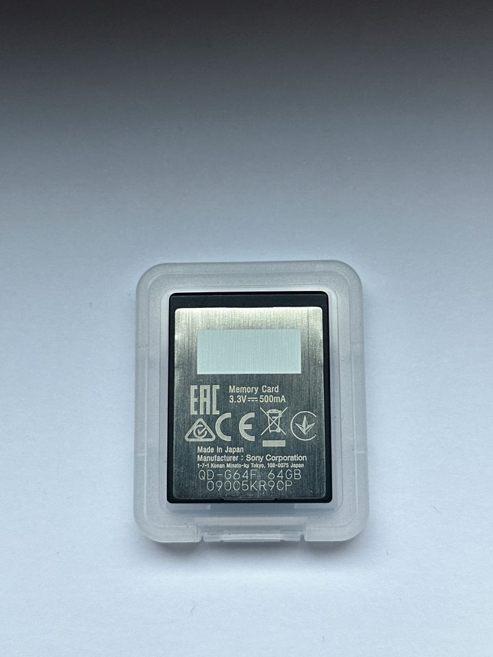 Sony 64GB XQD Karte G-Serie 440 MB/s in Dresden
