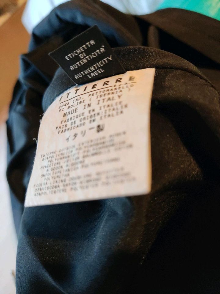 Versace Jeans Couture Designer Lederkleid Gr.34/XS schwarz in Tauche