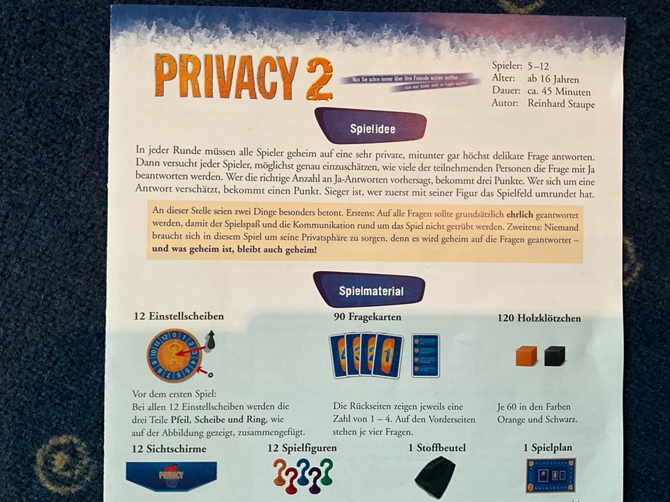 Privacy 2 - Gesellschaftsspiel, Brettspiel NEU (Amigo) in Obergünzburg