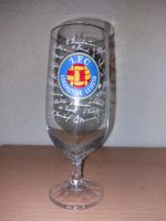 Bierglas, Biertulpe, 1. FC Lokomotive Leipzig, DDR Thüringen - Erfurt Vorschau