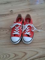 Converse Chuck All Star rot weiß Gr. 37,5 Damen Turnschuh Sneaker Baden-Württemberg - Rheinfelden (Baden) Vorschau