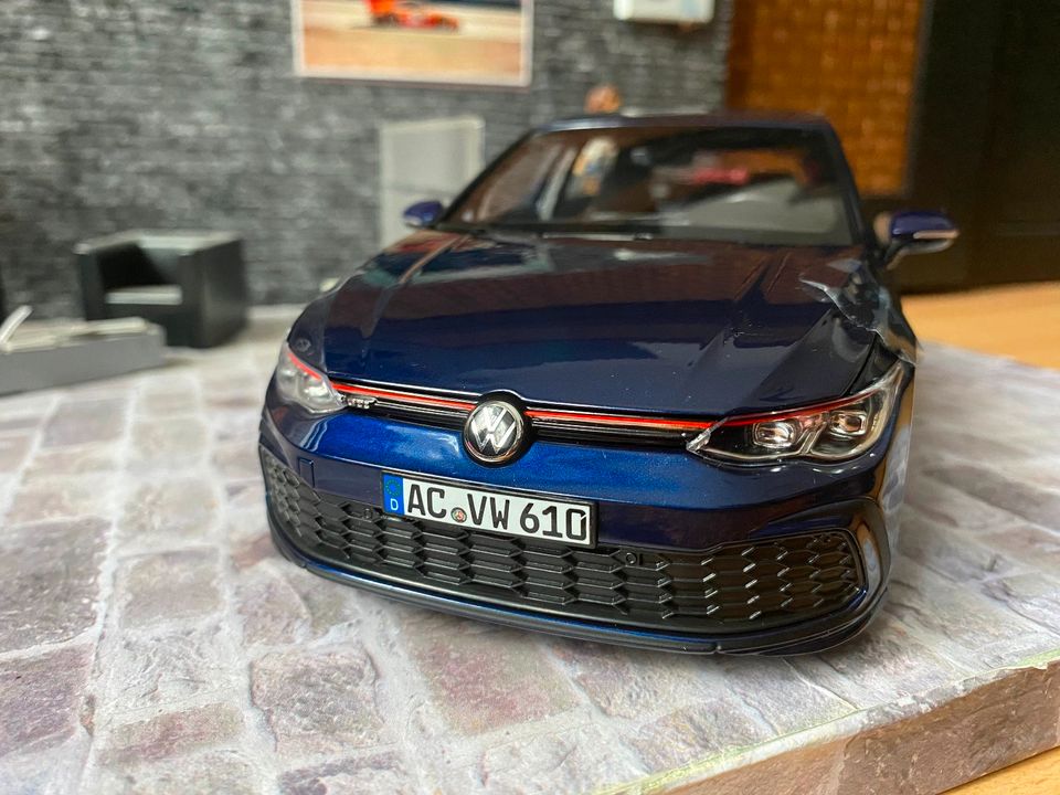 VW Golf 8 VIII GTI Norev 1:18 Tuning Umbau in OVP in Erfurt