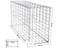 Gabione 100 x 50 x 30 cm Baden-Württemberg - Gemmrigheim Vorschau