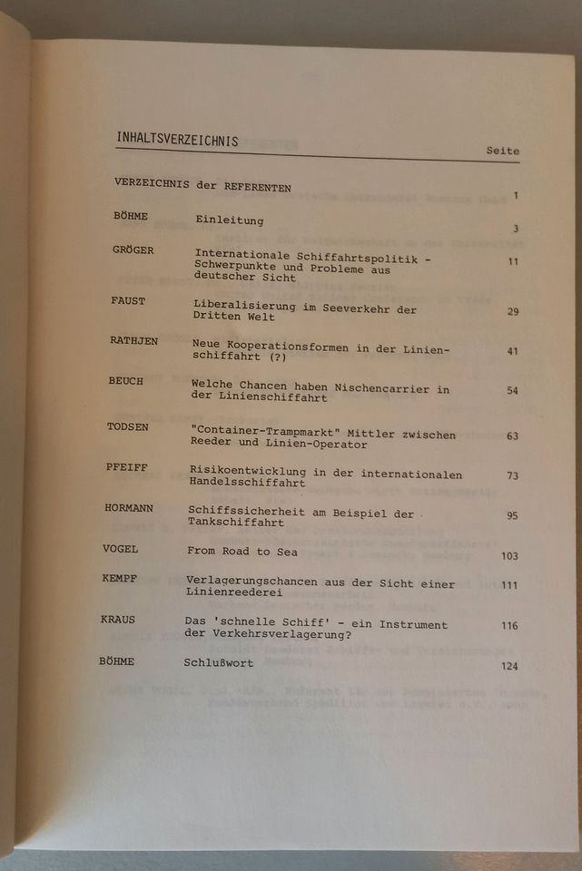 4. Kieler Seminar zu Fragen der See- und Küstenschiffahrt in Dresden