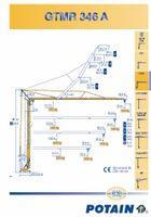 Hochbaukran Potain 346A / 59.000€* Rheinland-Pfalz - Kirn Vorschau