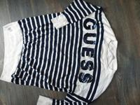 Guess Pullover Glitzer L Blau weiß gesteift Neu 120,- neupreis Dortmund - Hombruch Vorschau