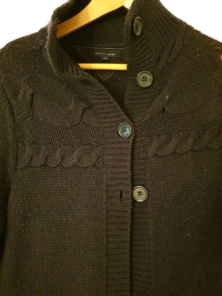 Tommy Hilfiger lange Strickjacke, Cardigan Gr. M in Halstenbek