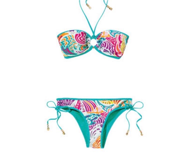 Matthew Williamson for H&M Neu Bandeau Paisley Bikini XS S in Schwelm