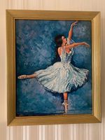 Original Ölgemälde Motiv tanzende Ballerina Nordrhein-Westfalen - Mönchengladbach Vorschau