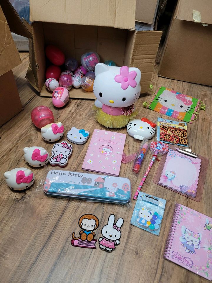 Hello kitty Sammlung Figuren Stifte blöcke in Velbert